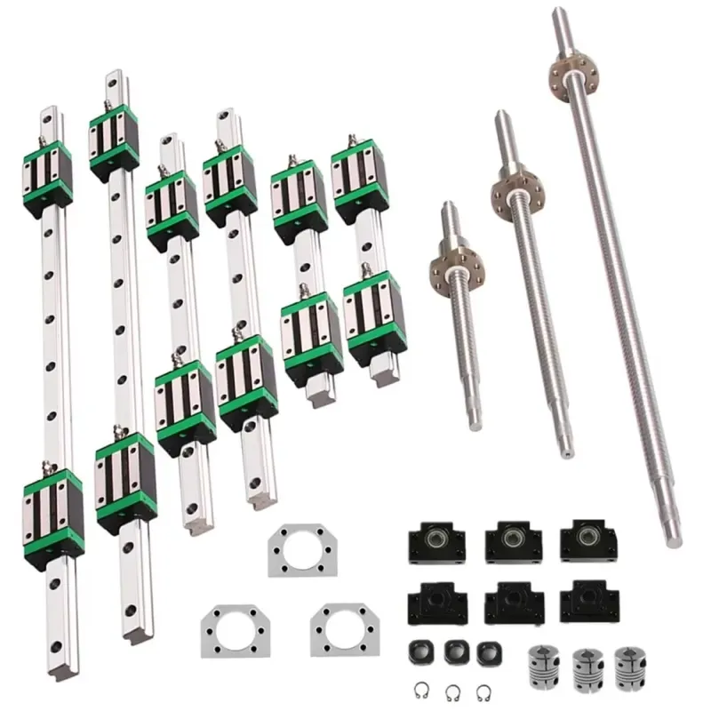 6 Sätze HGR20 Linearführungssc – Hgr20 Linear Guide Rail Ballscrew Set Bewertung und Preis