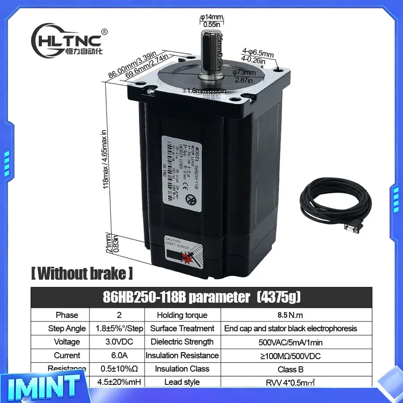 HLTNC Nema 34 Closed-Loop-Schr – Hybrid Servo Driver Nema 34 8.5Nm Bewertung und Preis